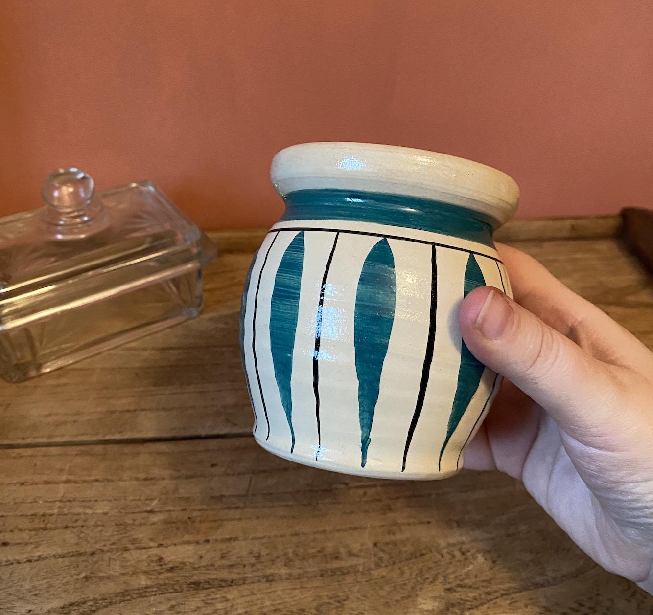 Maund Pottery Sugar Pot | Condiment Jar