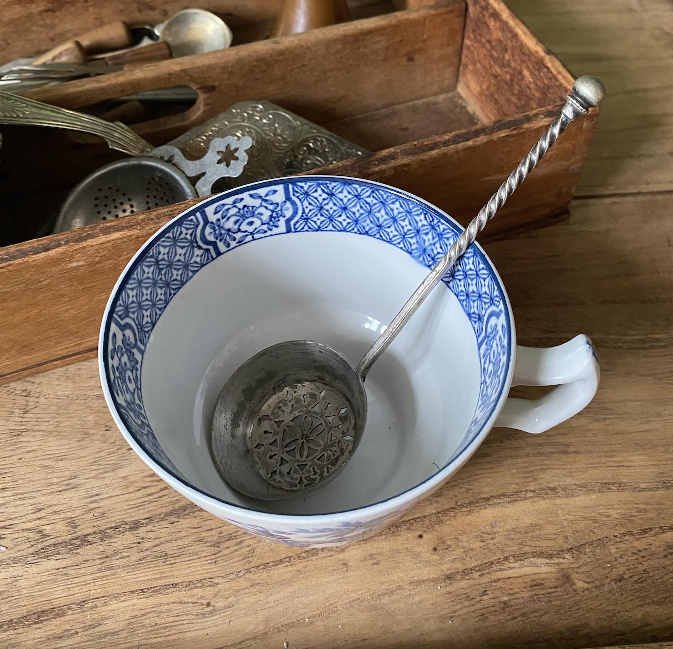 Antique Handled Straining| Sifter Ladle | Spoon