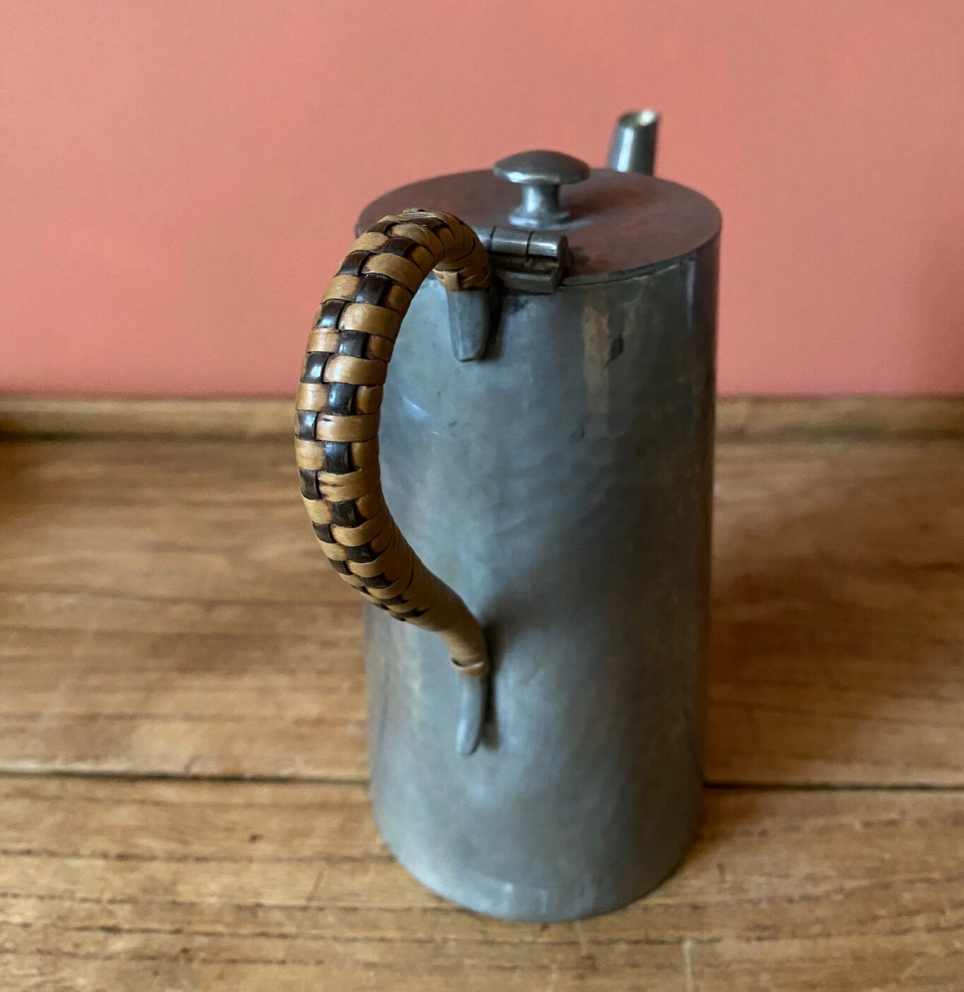 English 1960s Pewter Coffee Pot