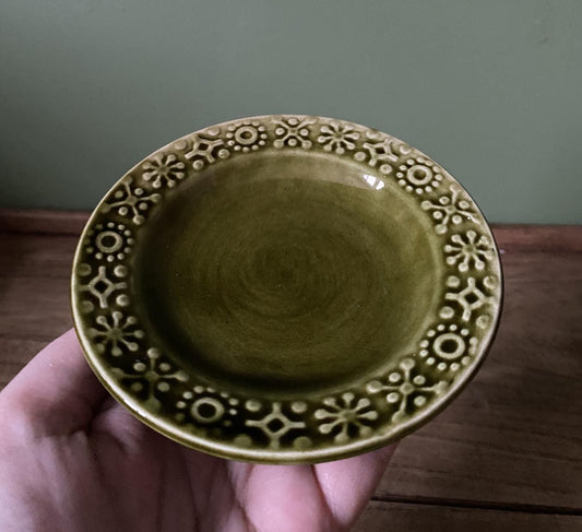 Vintage Celtic CONNEMARA Erin Green Mini Plate
