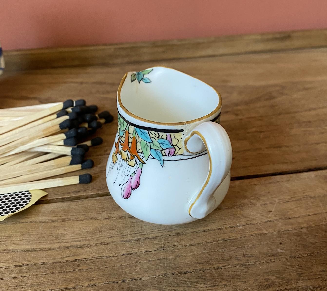 Royal Doulton Creamer Fuchsia Design