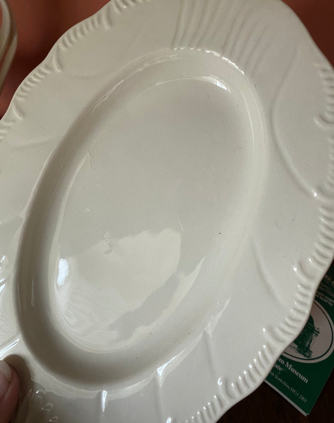 Classic Creamware Leedsware Gravy Boat | Harrogate