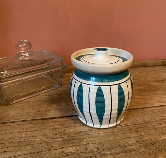 Maund Pottery Sugar Pot | Condiment Jar