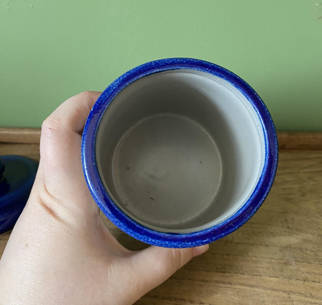 French Salt Glaze Marmelade Pot