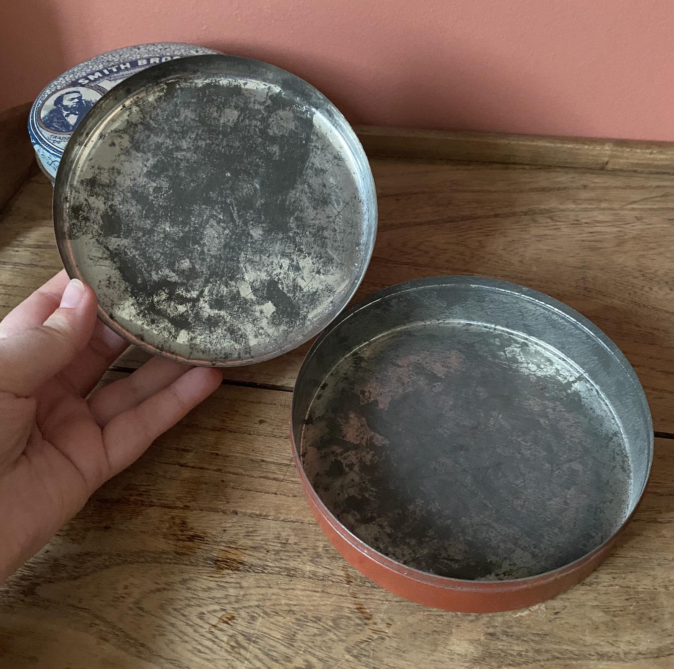 Smith Brothers Round Cough Drops Tin & Baronie Sweet Pastilles | Collectible Tin