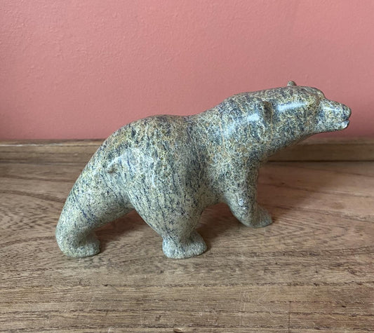 Carved Soapstone Bear