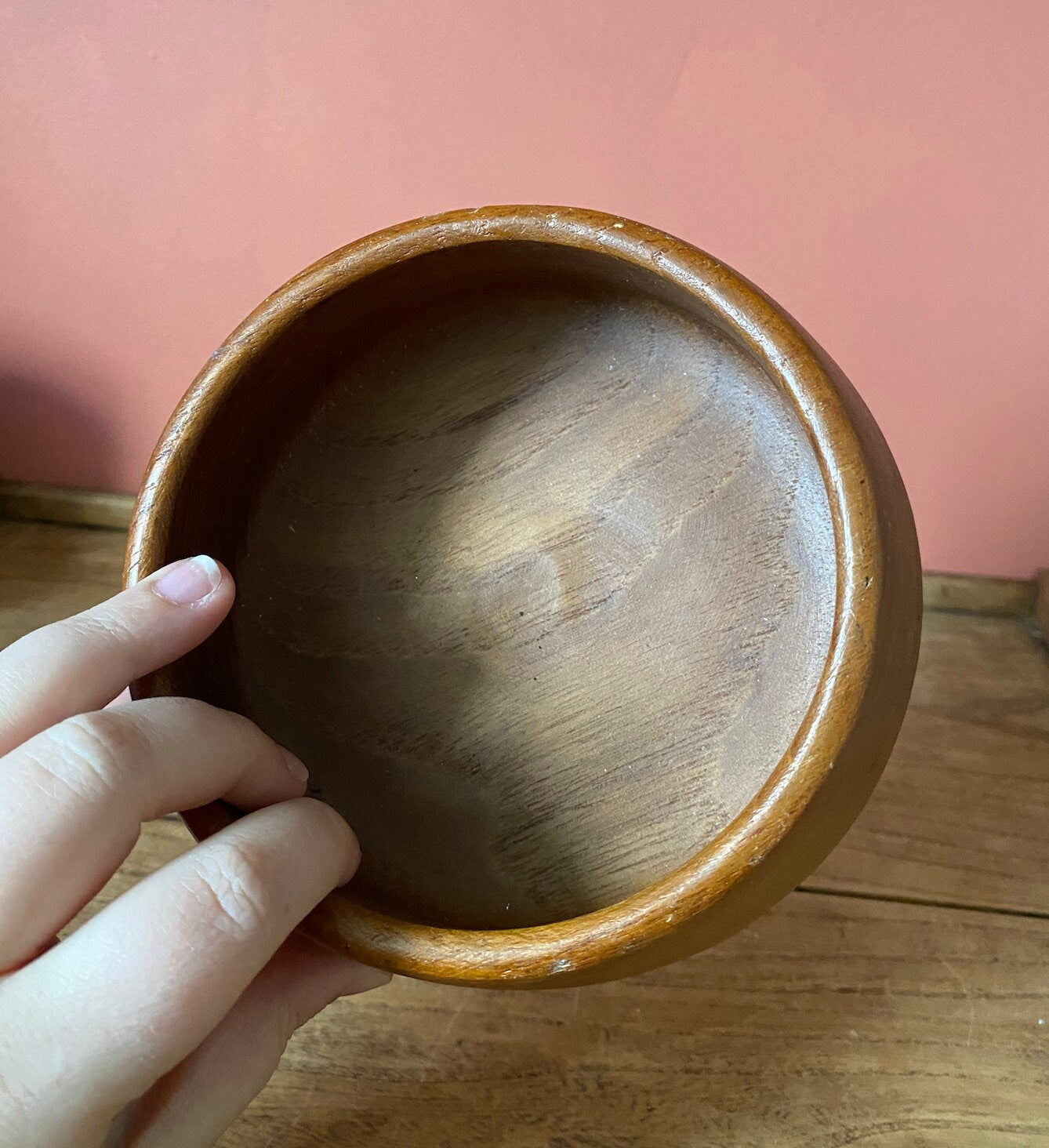 Dolphin Teakwood Snack Bowl
