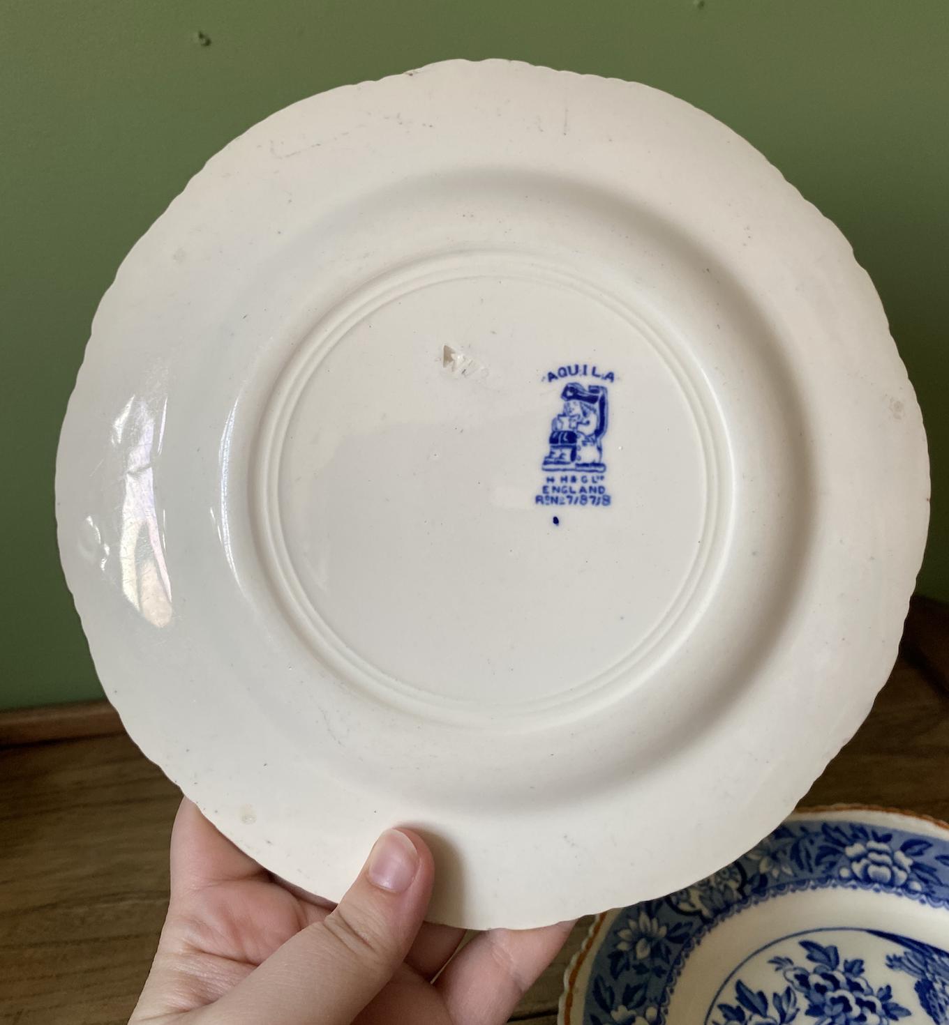 Pair of Hale Hancock and Godwin Aquila Side Plates
