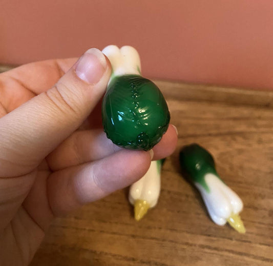 Glass Bak Choy Cabbage Ornaments