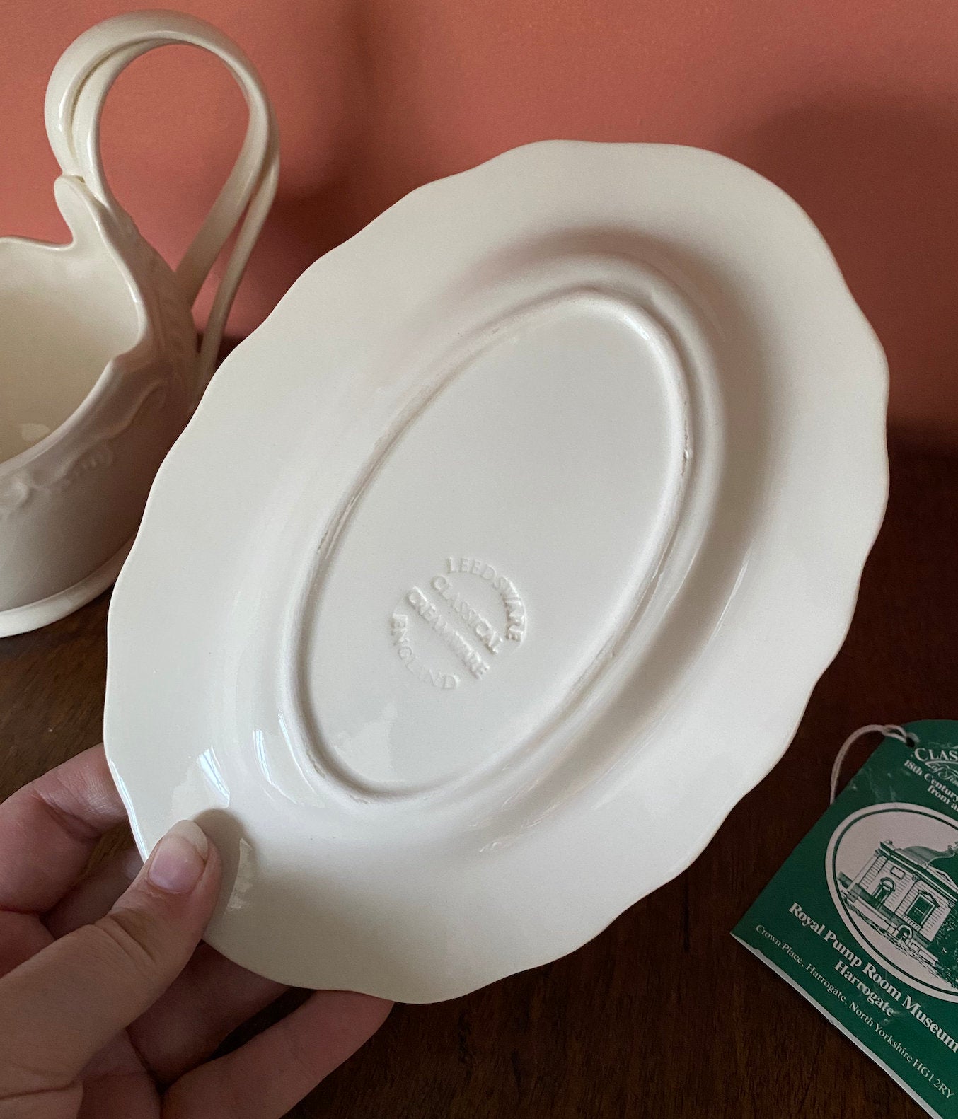 Classic Creamware Leedsware Gravy Boat | Harrogate