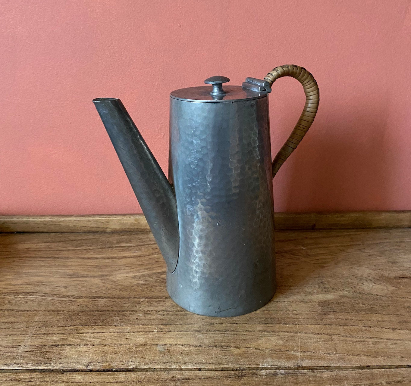 English 1960s Pewter Coffee Pot