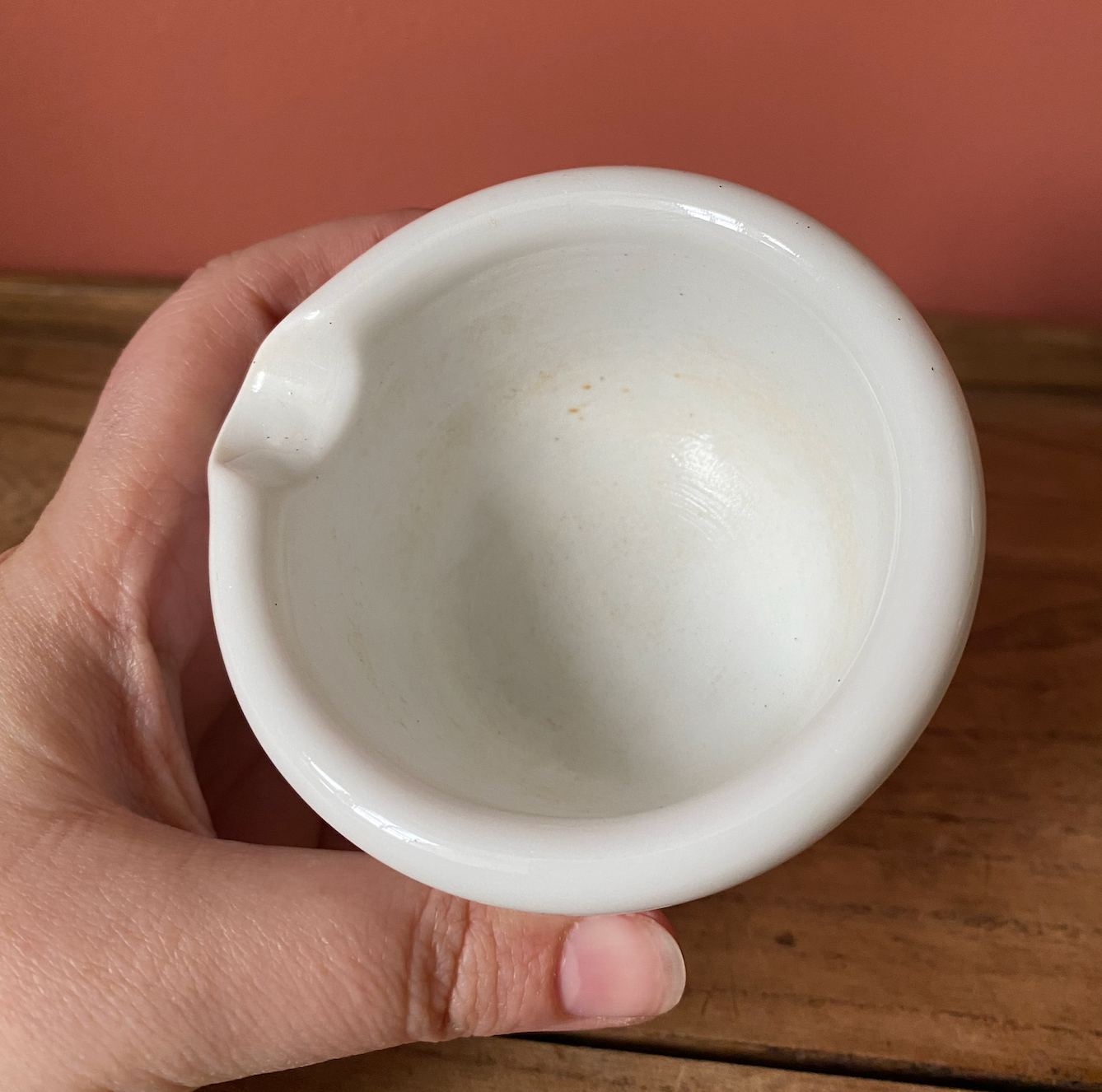 Mini Ceramic White Mortar and Pestle