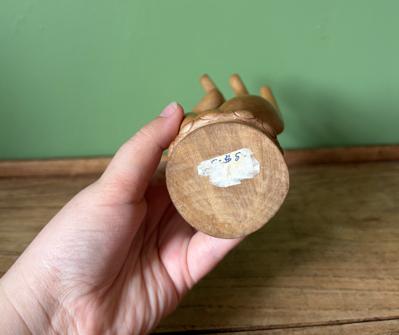 Wooden Ring Hand