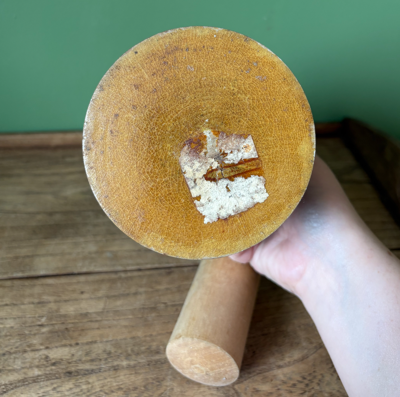 Decorative Wooden Mortar & Pestle