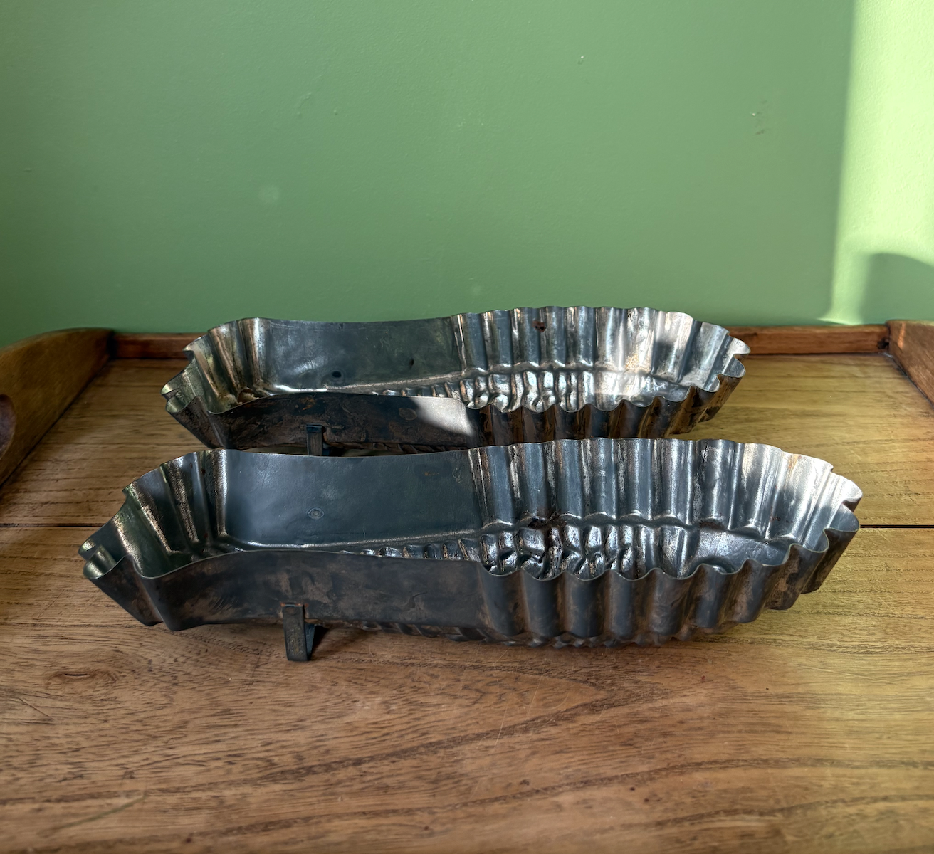 Pair of Metal Fish Shaped Moulds