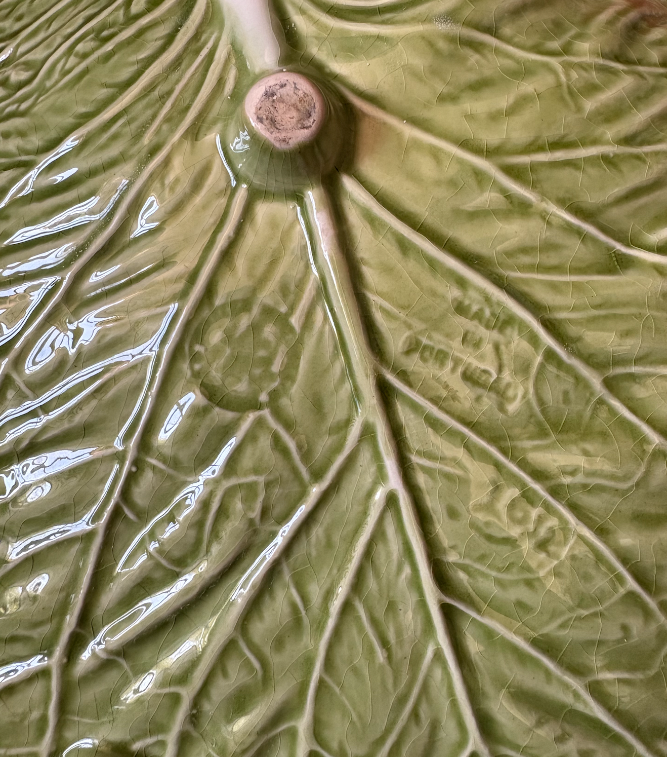 Old Bordallo Pinheiro Serving Cabbage Bowl