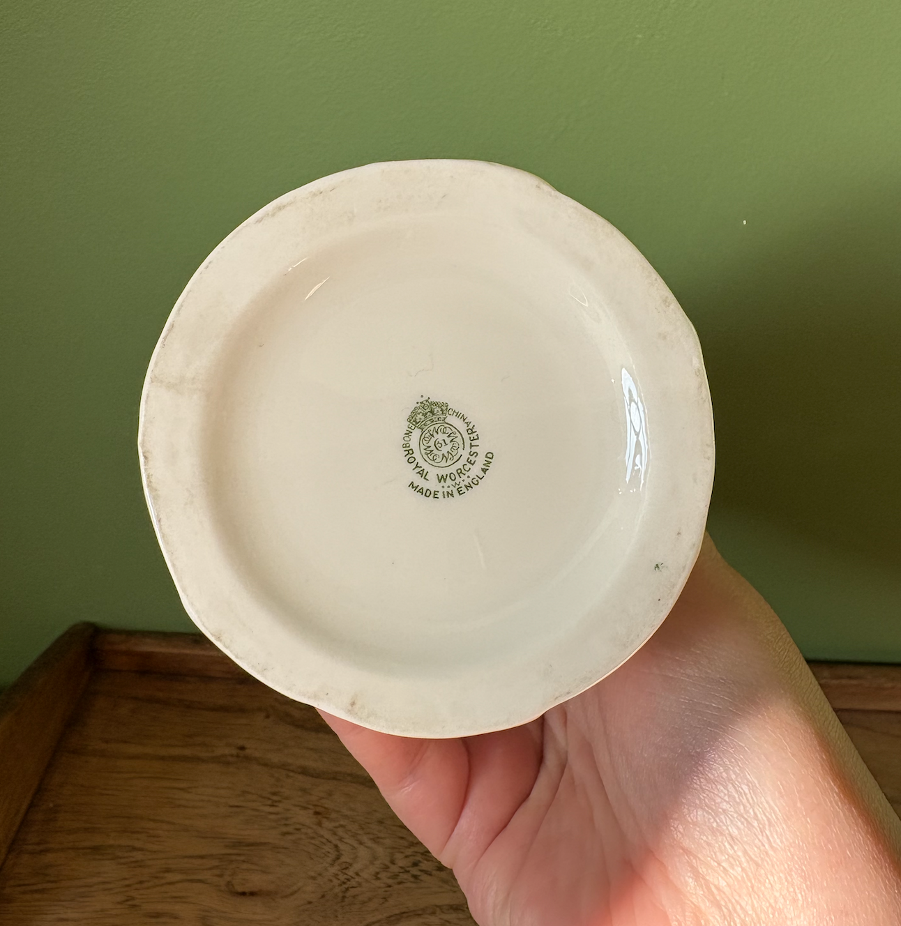 Royal Worcester White Porcelain Banana Leaf Medium Jug