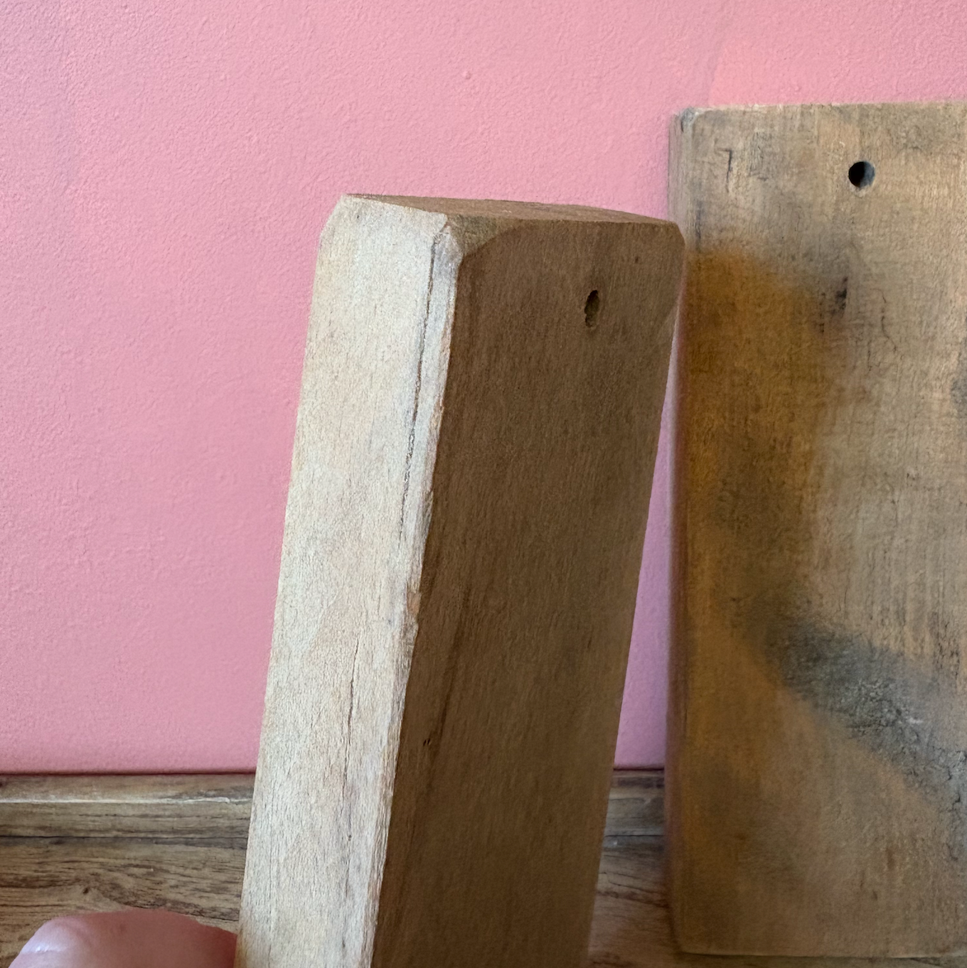 Two Speculoos Wooden Gingerbread Moulds