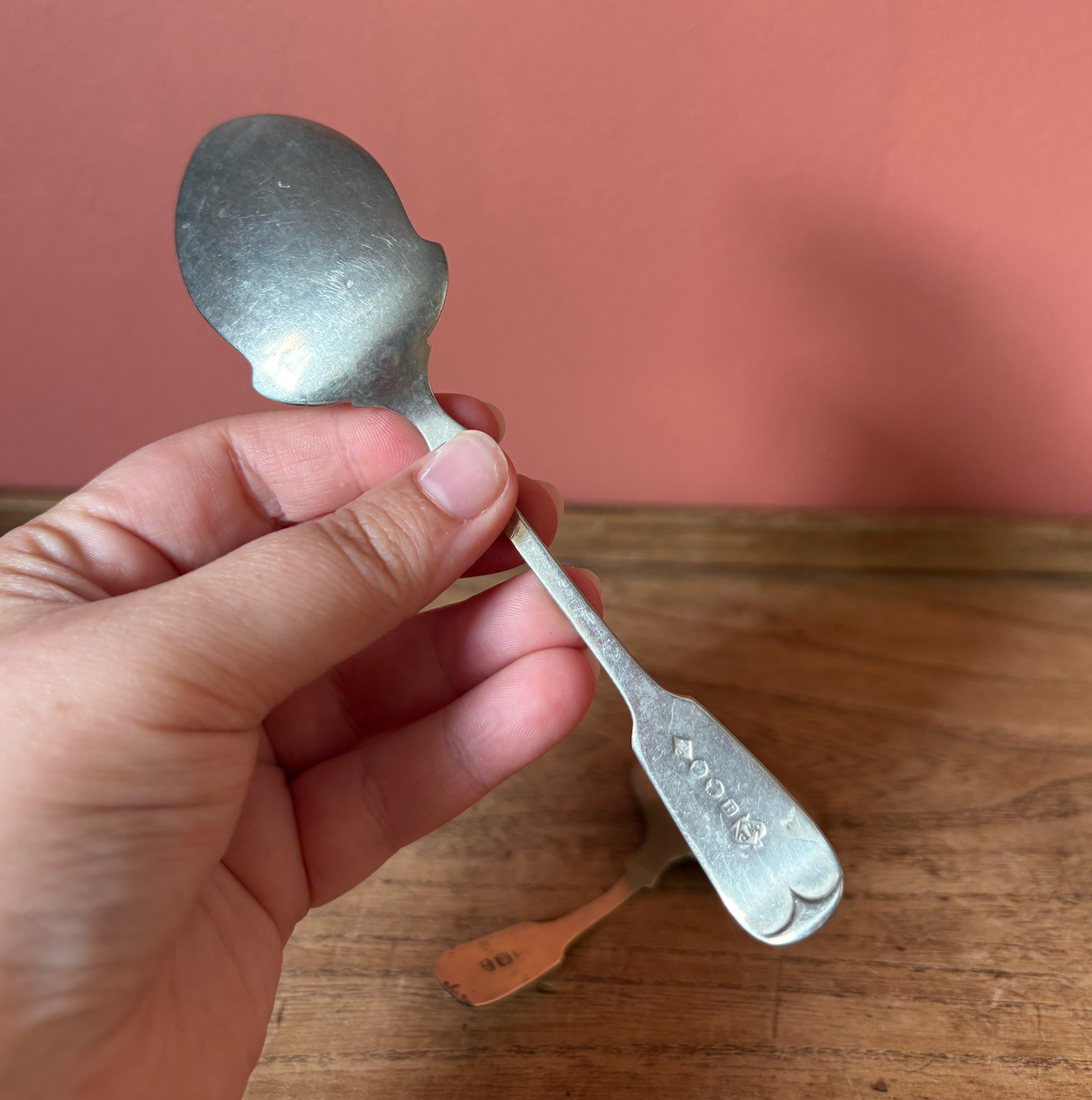 Etched Decorative Caddy Spoons