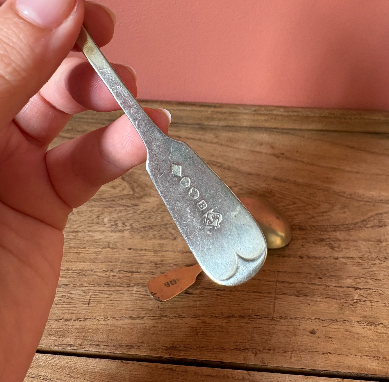Etched Decorative Caddy Spoons