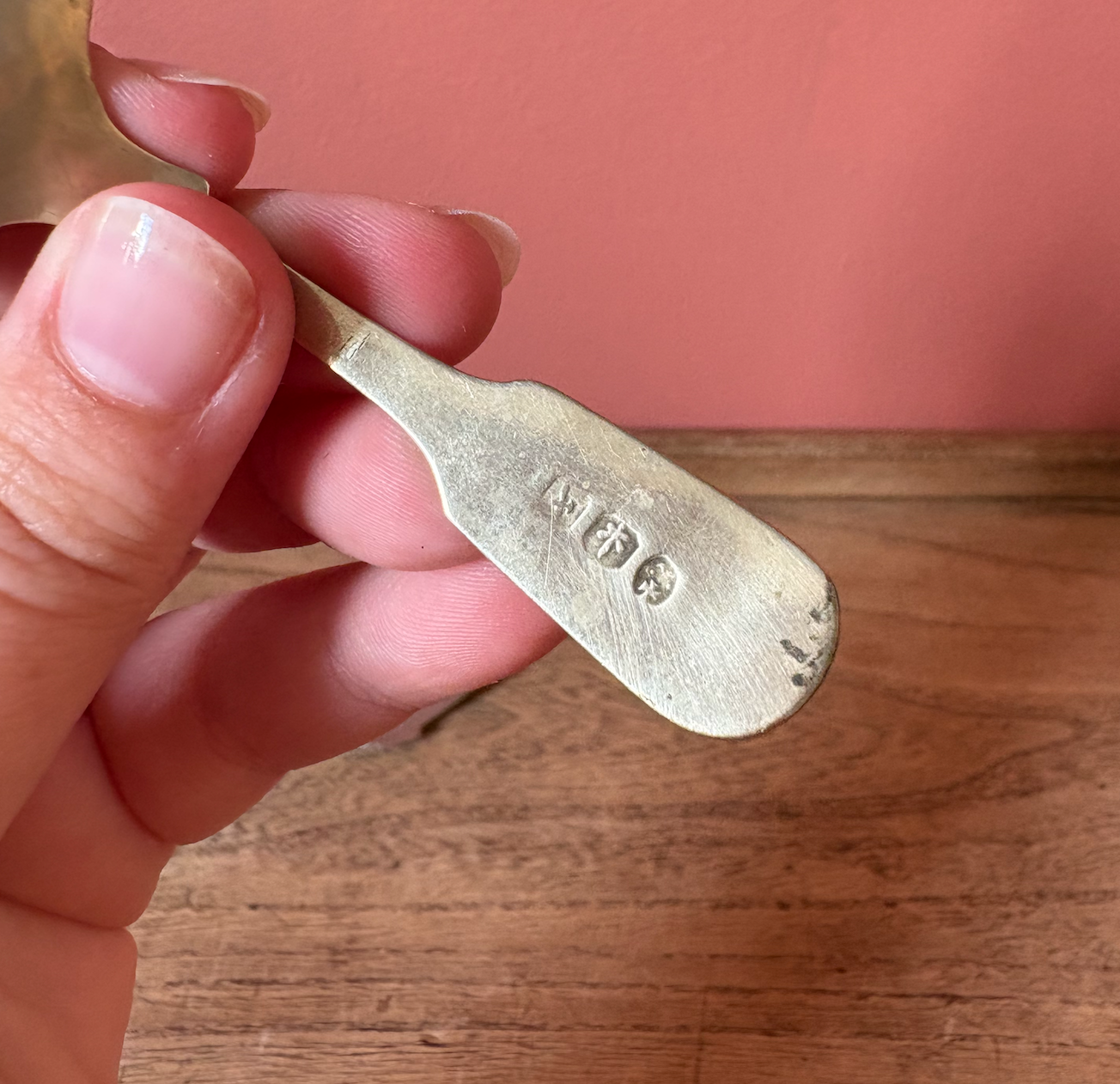 Etched Decorative Caddy Spoons
