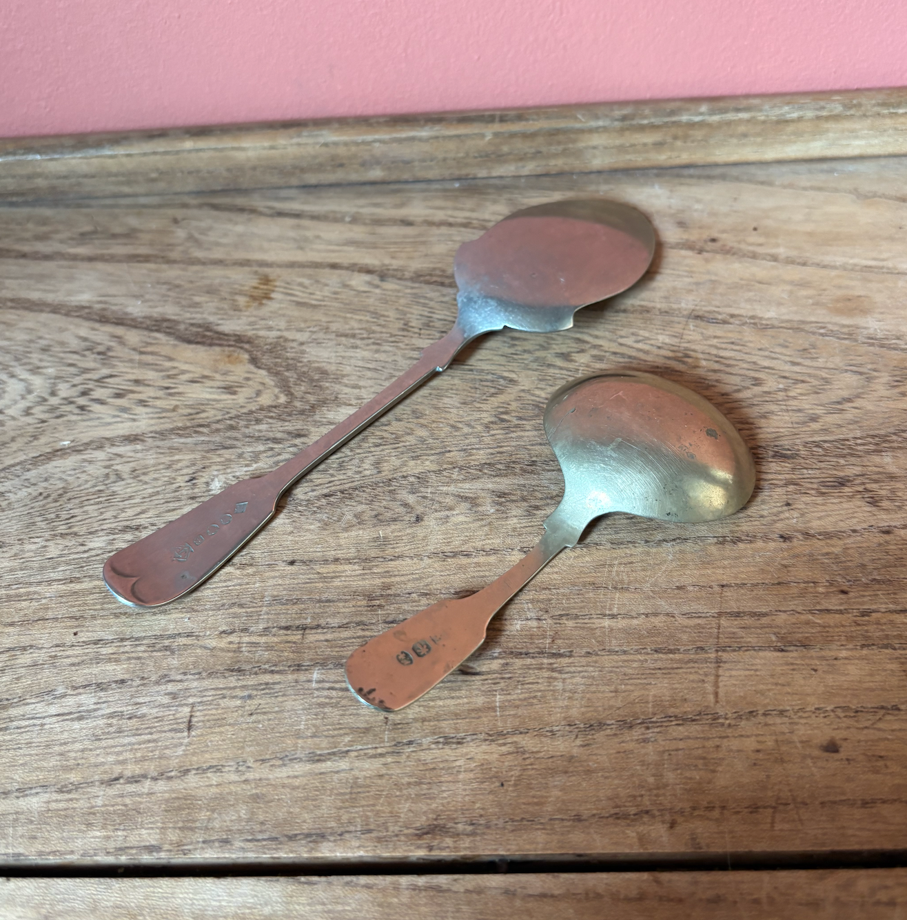 Etched Decorative Caddy Spoons