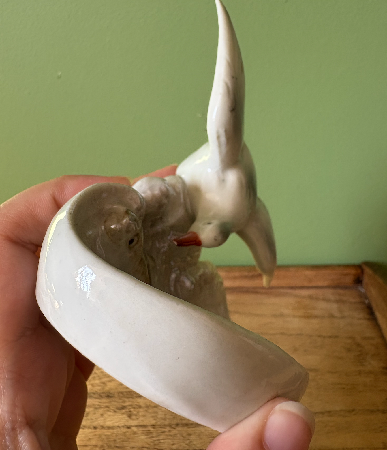 Lustre Seagull Trinket Dish