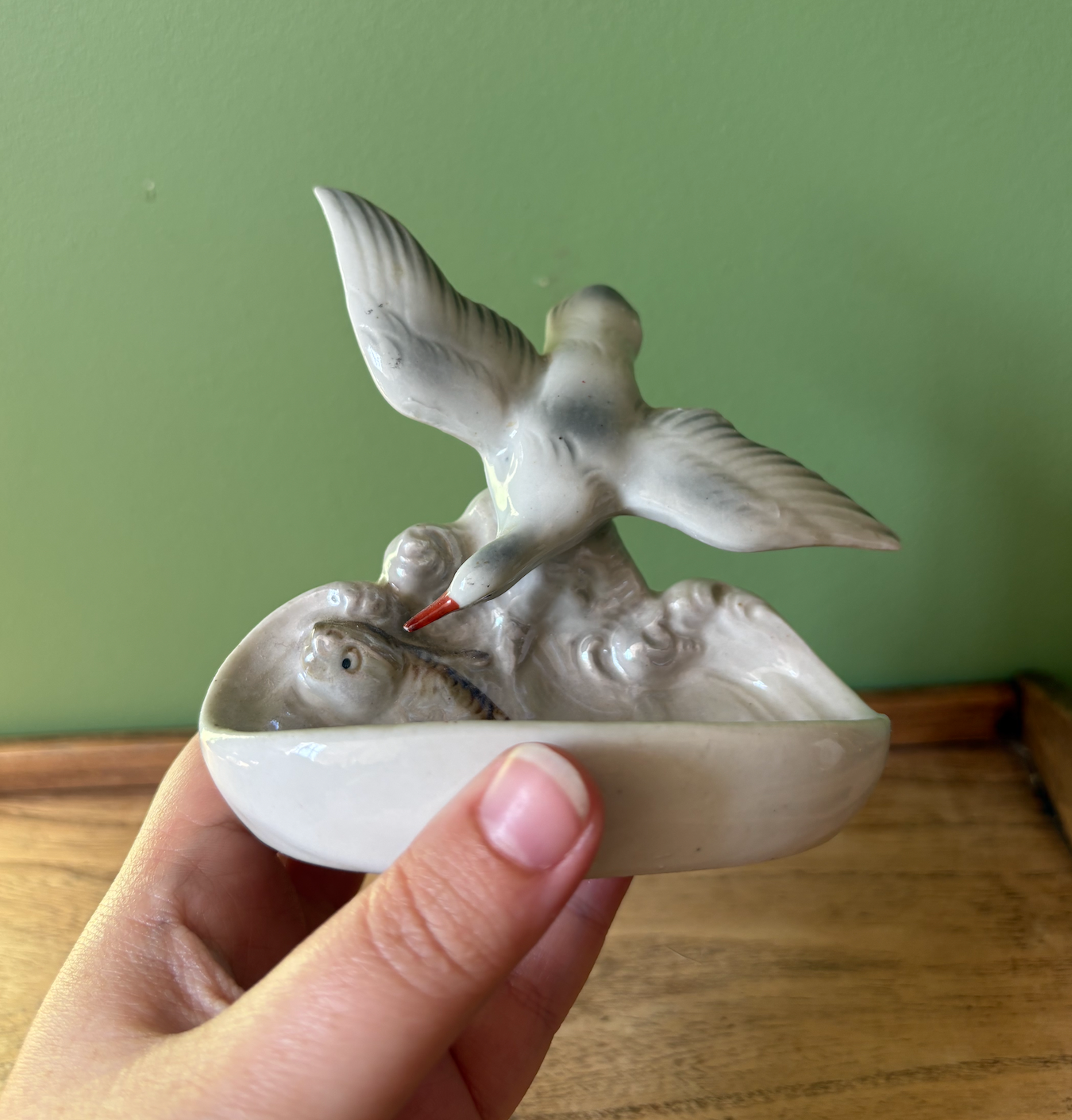 Lustre Seagull Trinket Dish