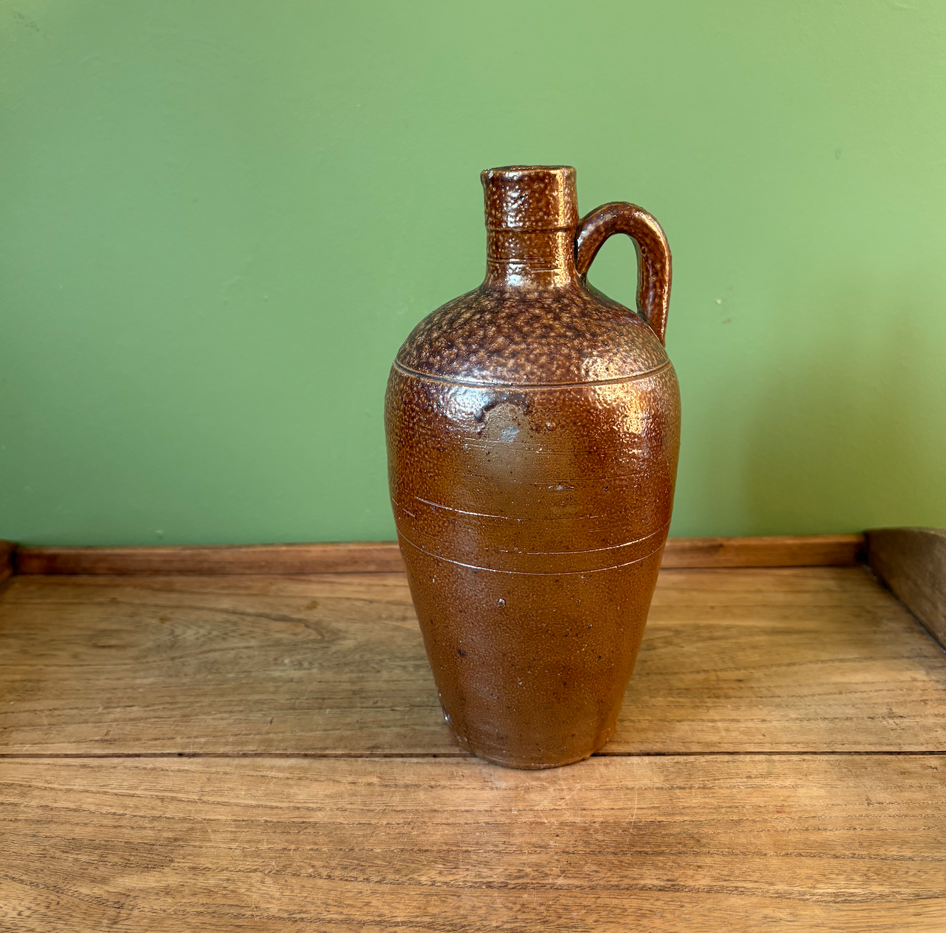 Campos Filhos Portuguese Brown Salt Glaze Bottle