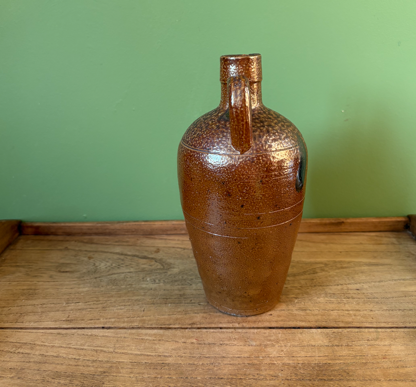 Campos Filhos Portuguese Brown Salt Glaze Bottle