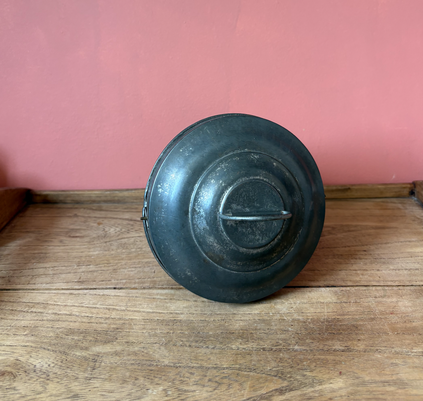 Antique Steamed Pudding Mould with Lid