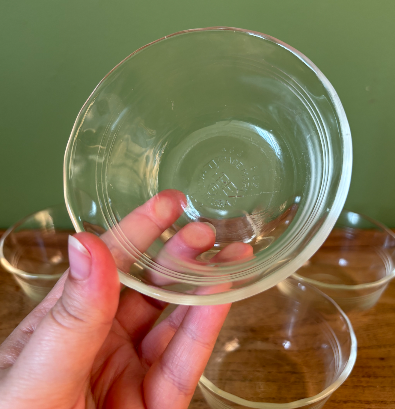 x5 Pyrex Custard Bowls