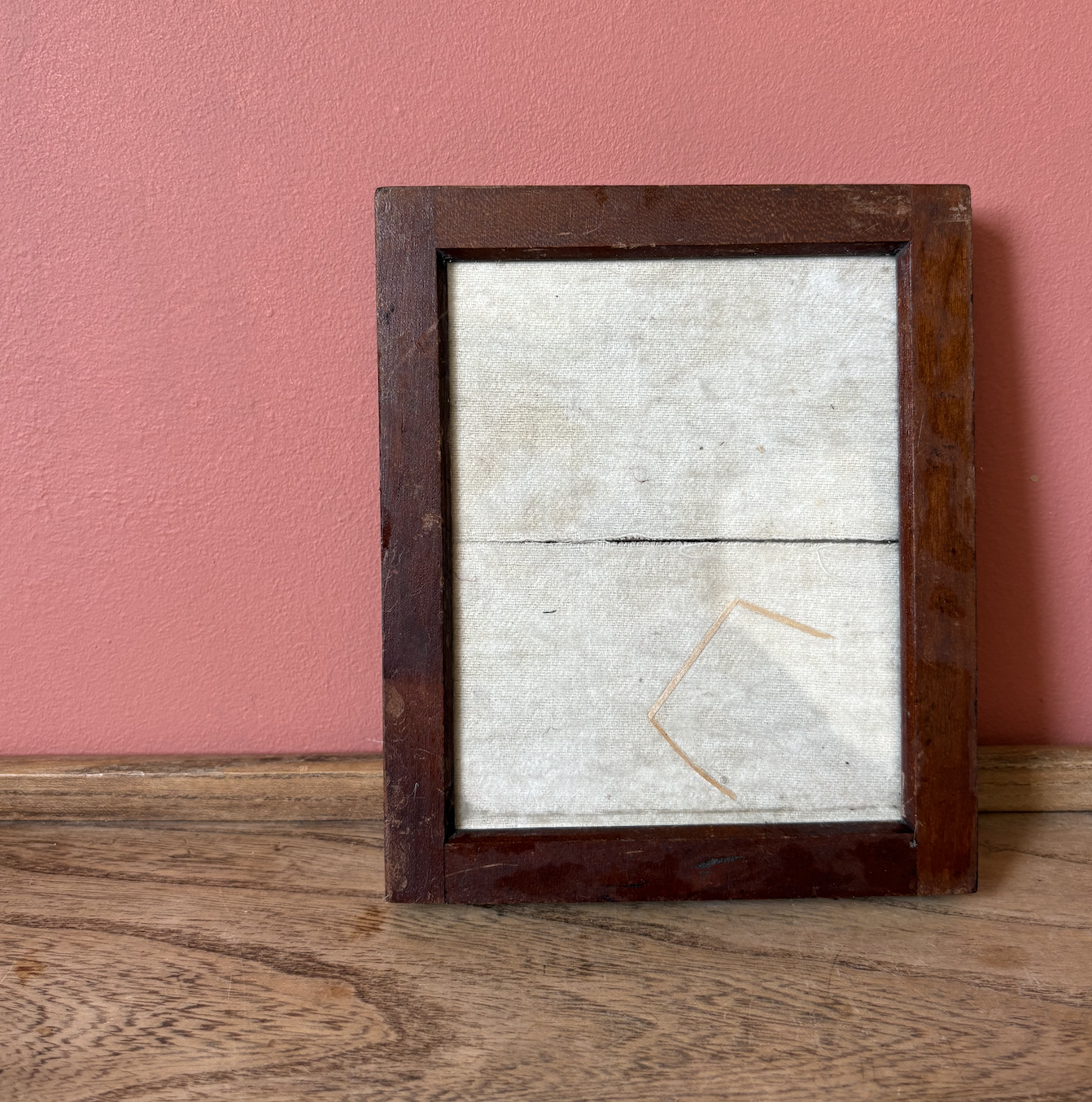 Early Kodak Negative Plate Wooden Photo Frame