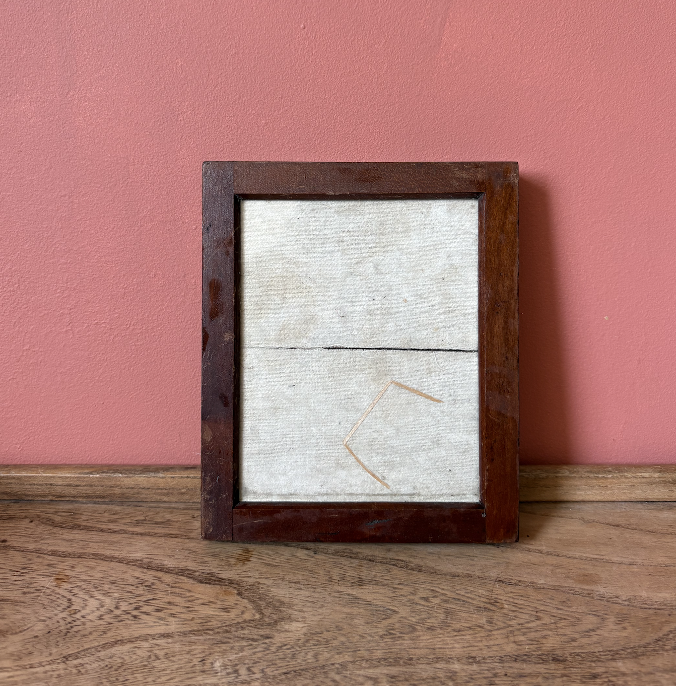 Early Kodak Negative Plate Wooden Photo Frame