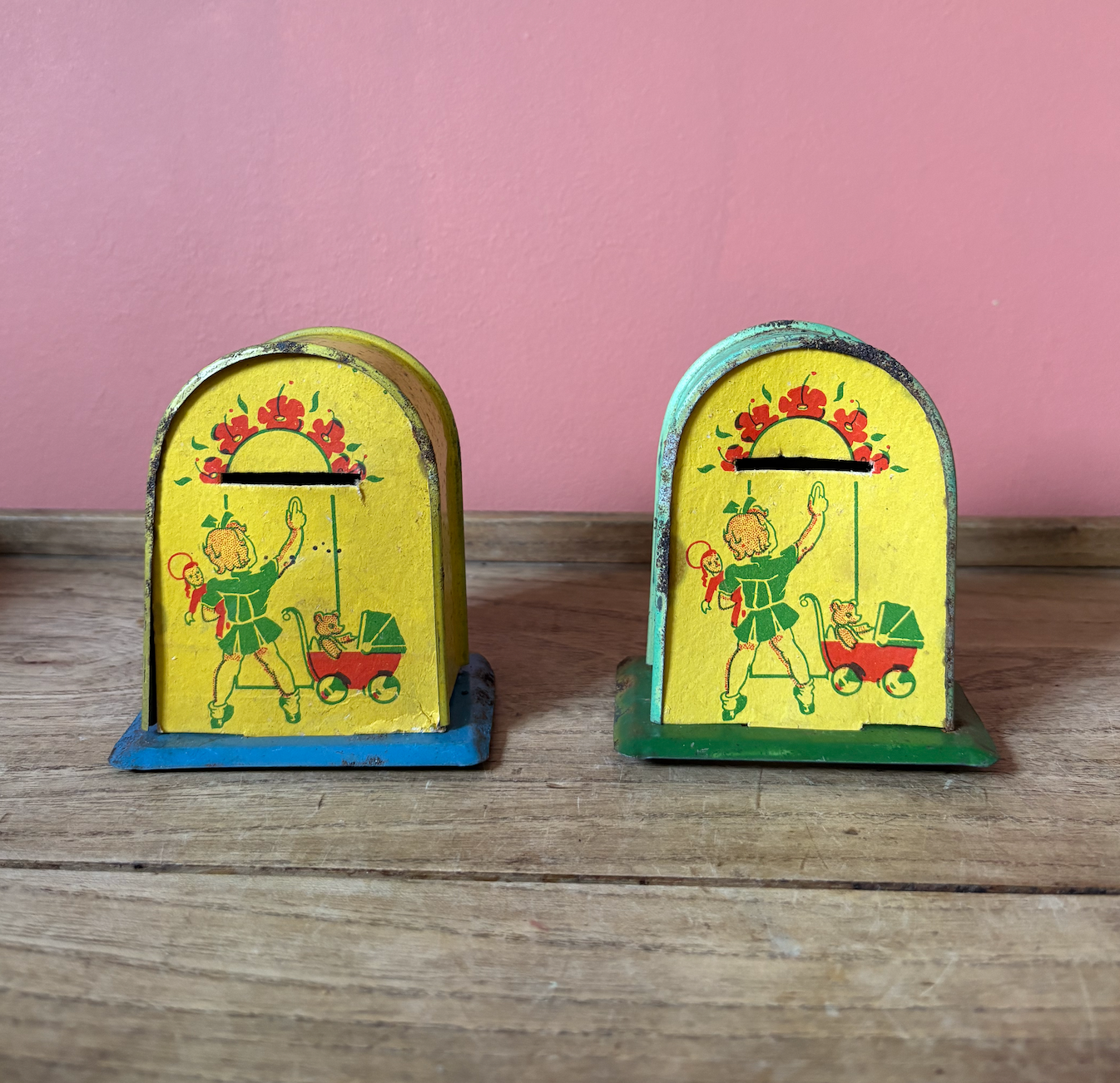 Time is Money Retro Tin Money Boxes | Fairground Prize | Children's Toy