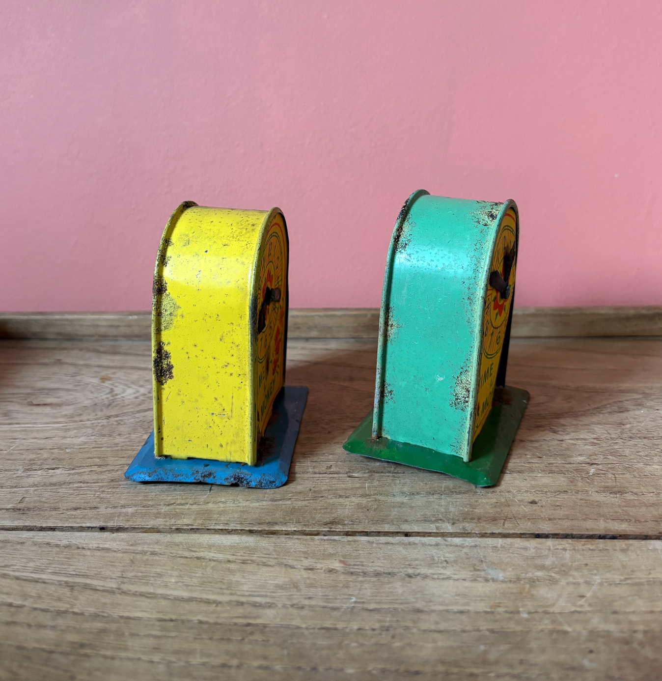 Time is Money Retro Tin Money Boxes | Fairground Prize | Children's Toy