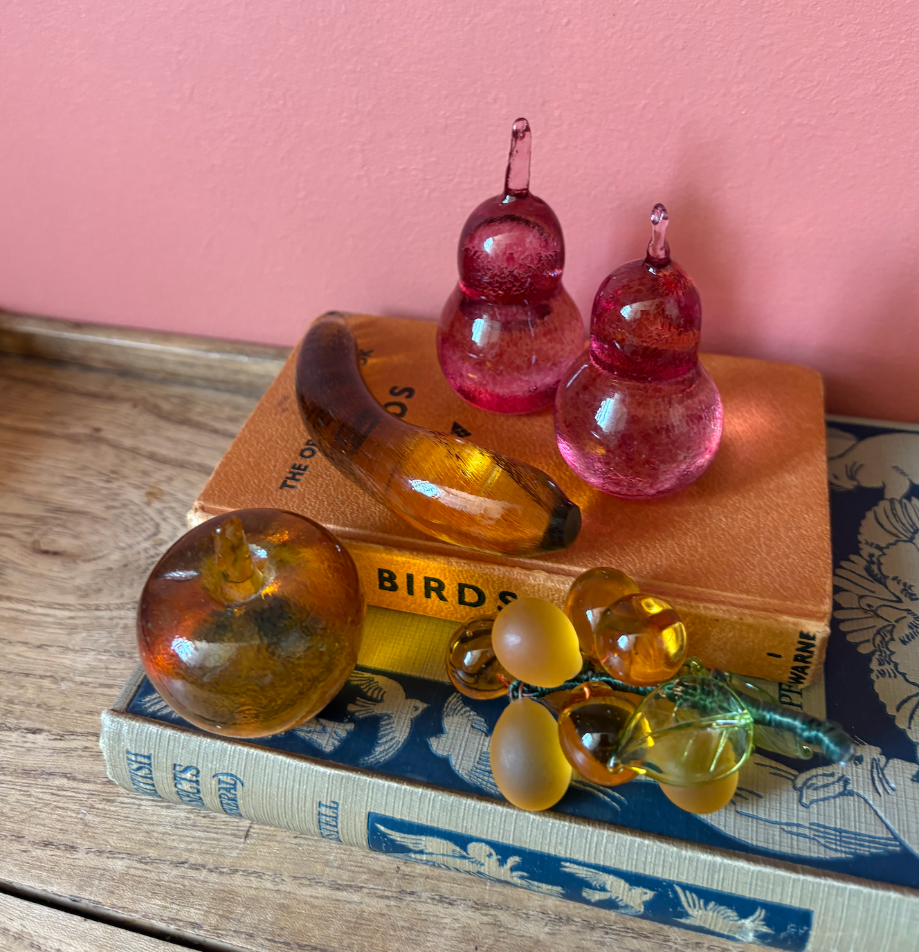 Set of 5 Murano Mini Glass Fruit