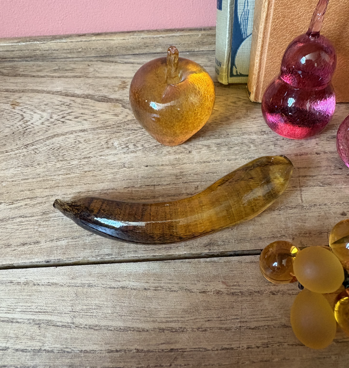 Set of 5 Murano Mini Glass Fruit