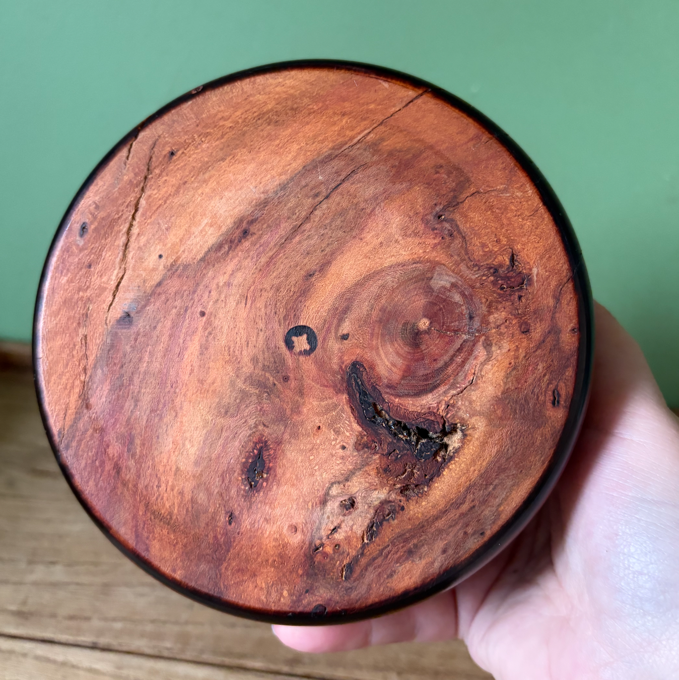 Rustic Wooden Mortar & Pestle