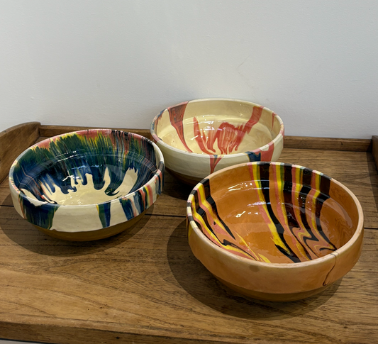 Selection of Medium Slipware Bowls - Sold Individually