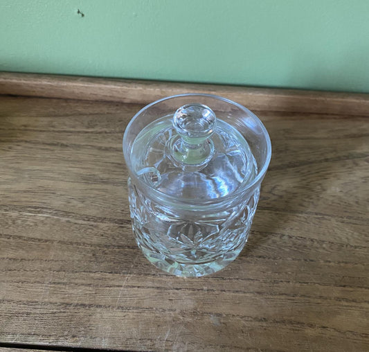 Cut Glass Sugar | Condiment Pot