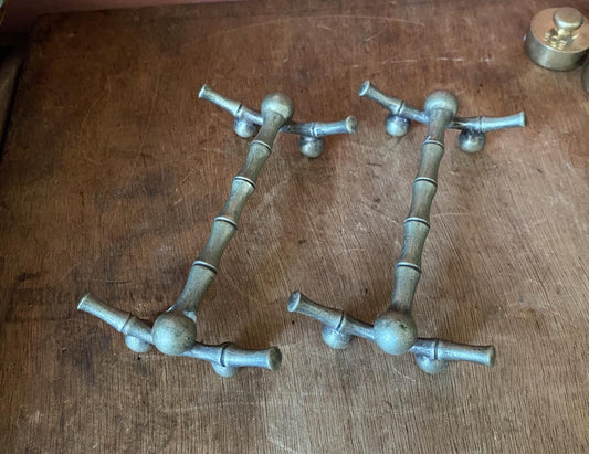 Silver Plated Bamboo Style Knife Rests