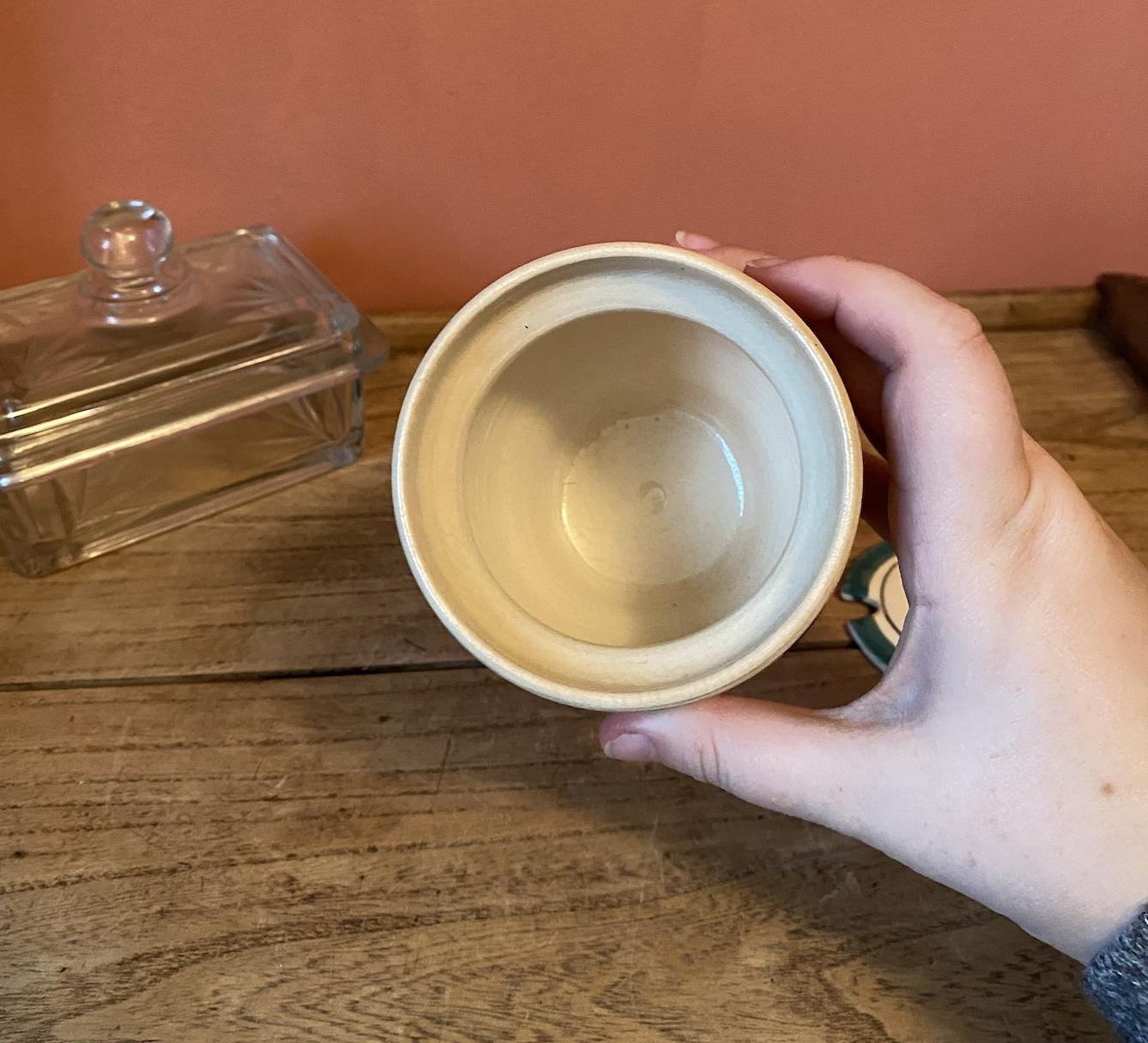 Maund Pottery Sugar Pot | Condiment Jar
