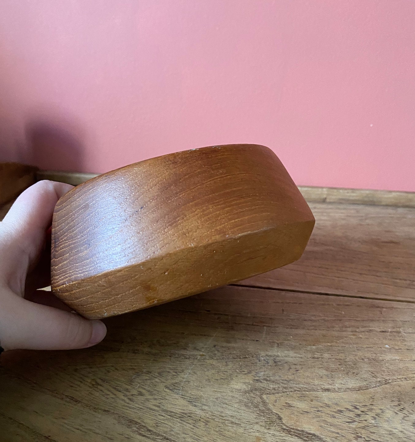 Dolphin Teakwood Snack Bowl