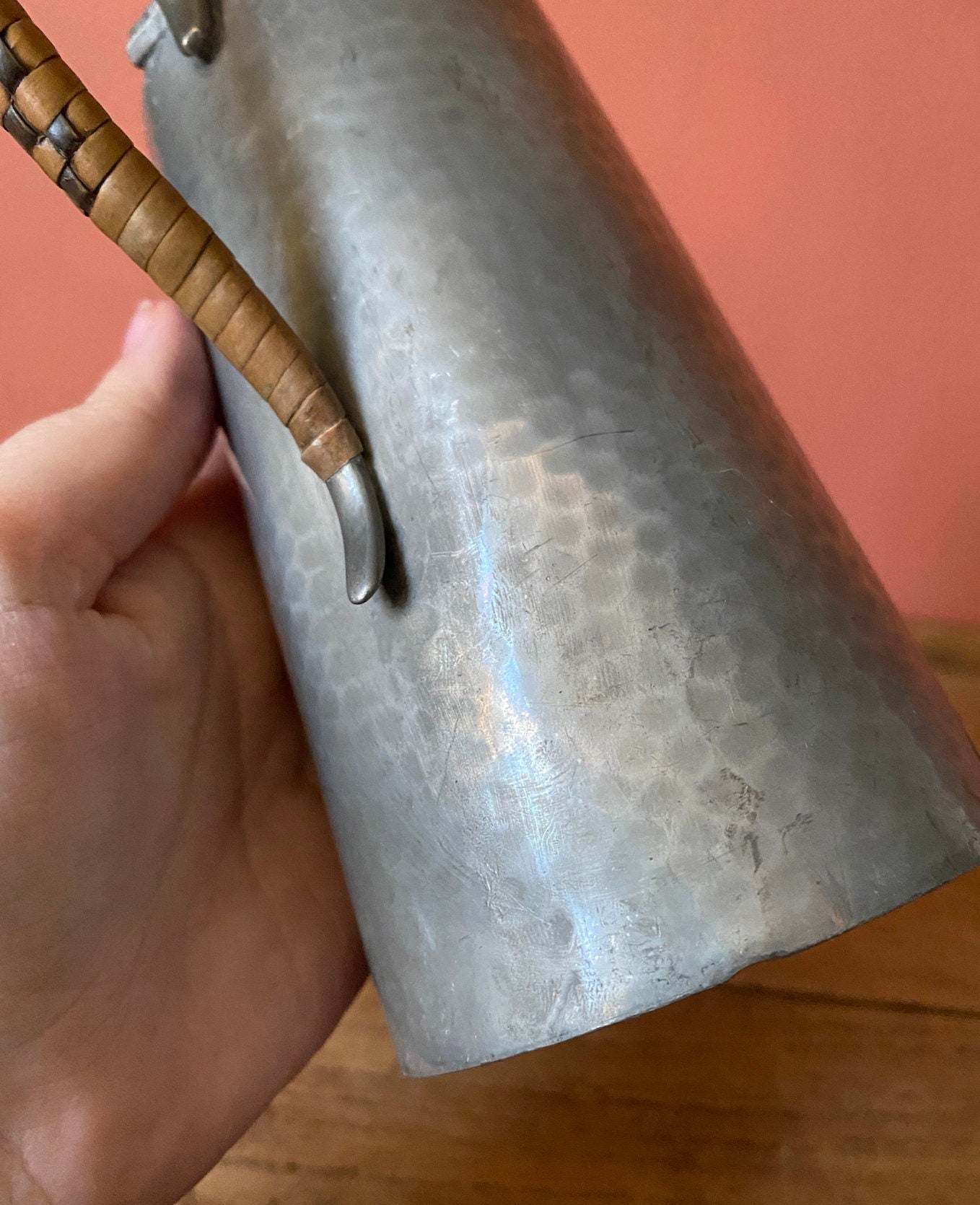 English 1960s Pewter Coffee Pot