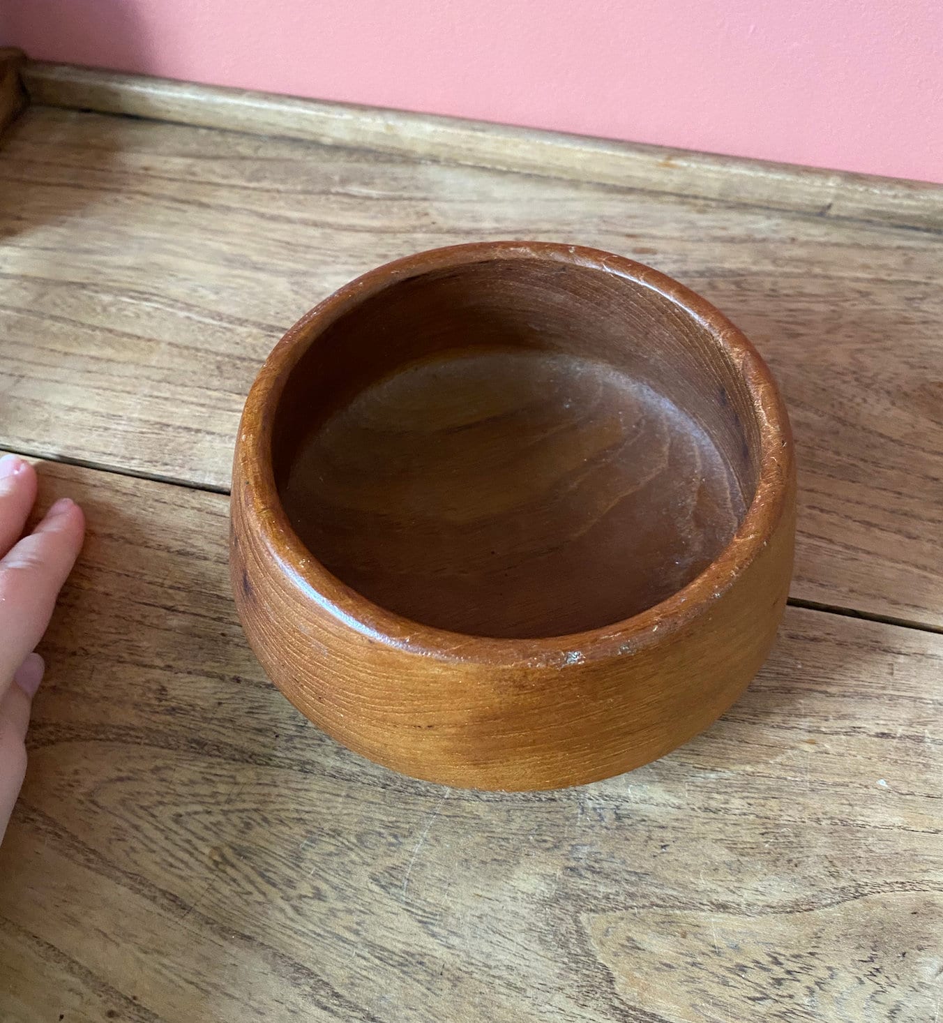 Dolphin Teakwood Snack Bowl