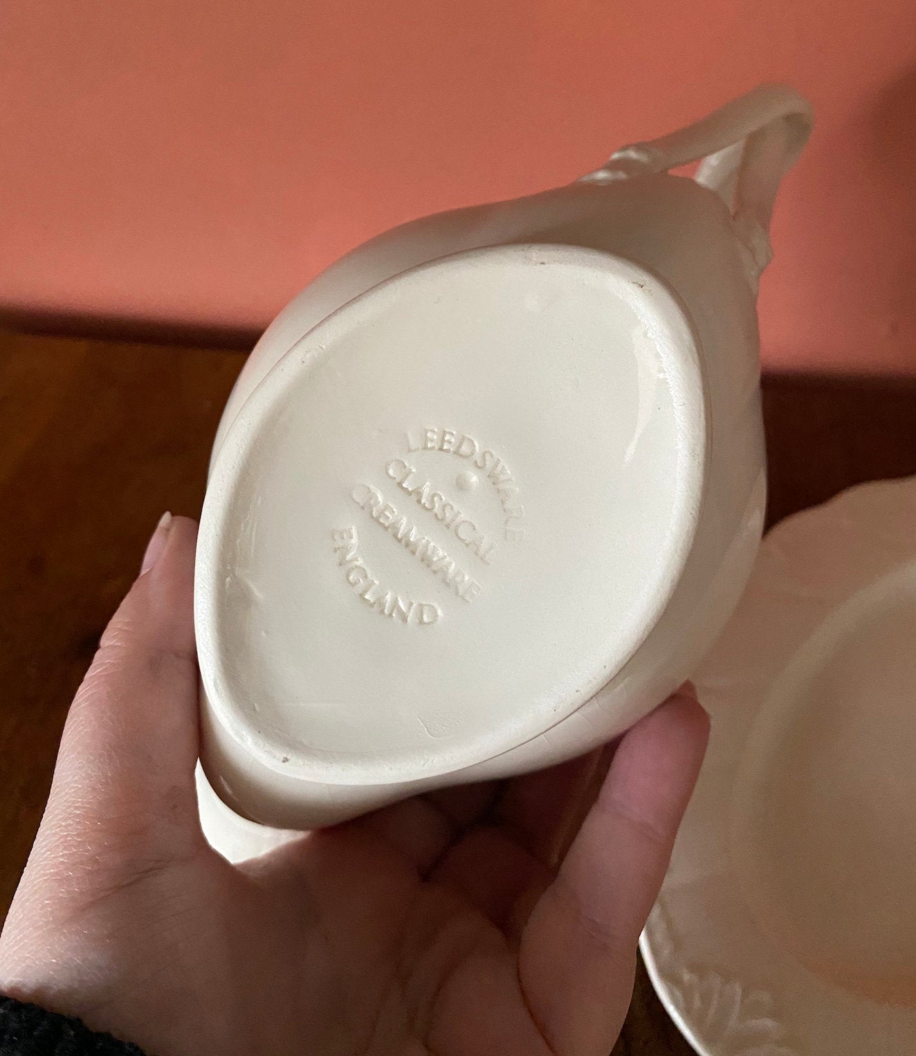 Classic Creamware Leedsware Gravy Boat | Harrogate