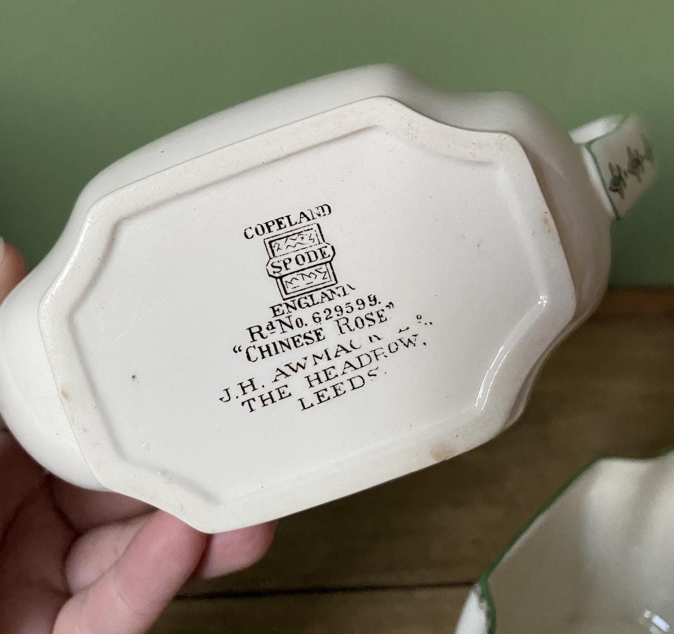 Spode Copeland Chinese Rose Gravy Boats
