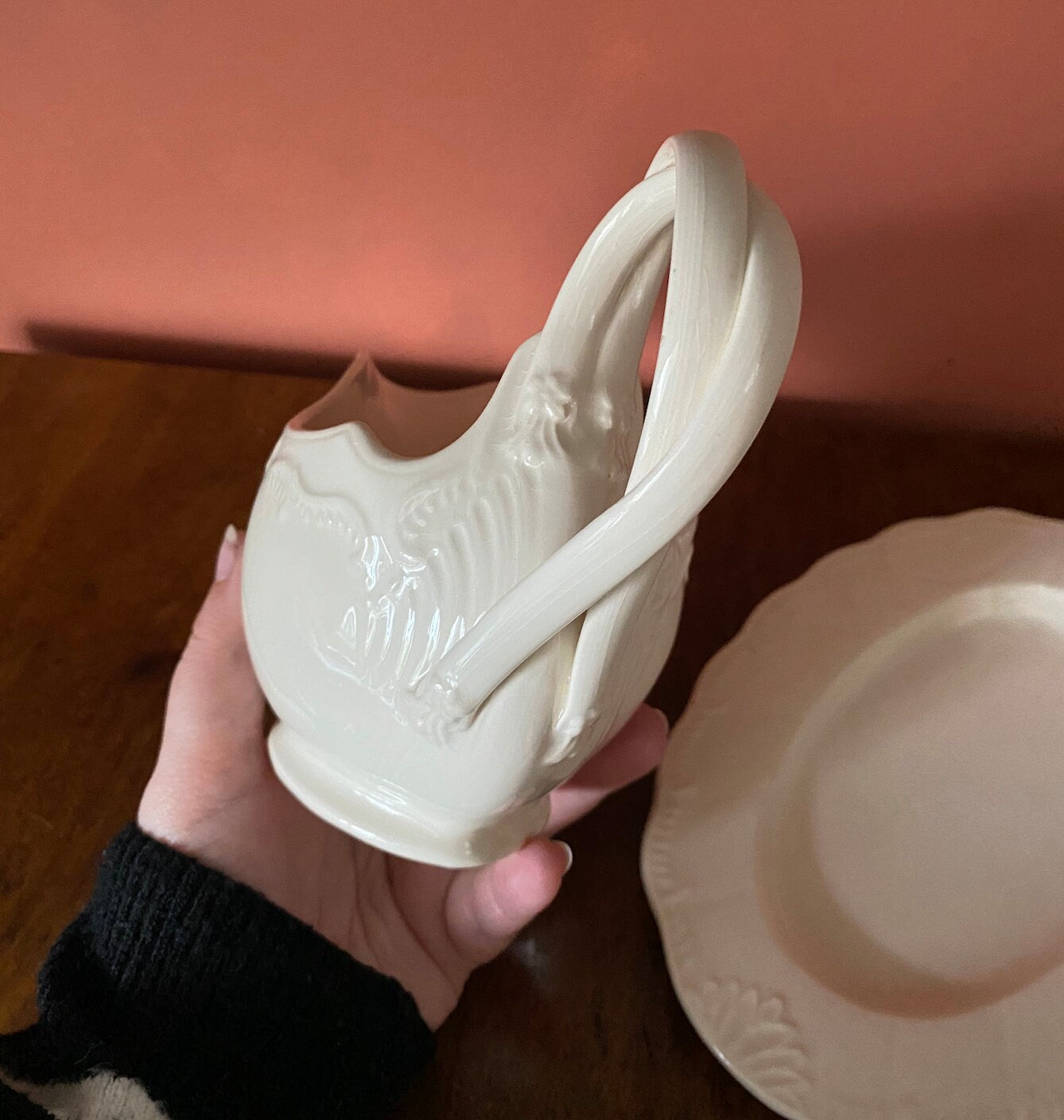 Classic Creamware Leedsware Gravy Boat | Harrogate