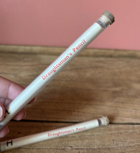 2 Glass Vials of Chisilent H Draughtsman's Lead for Mechanical pencil.